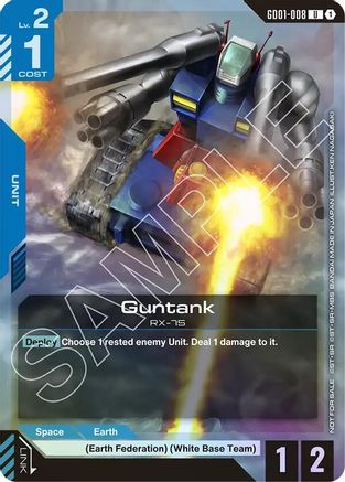 Guntank (Championship Participation Pack 01) - Gundam Promotional Cards (GD01-008) Holofoil | Grognard Games