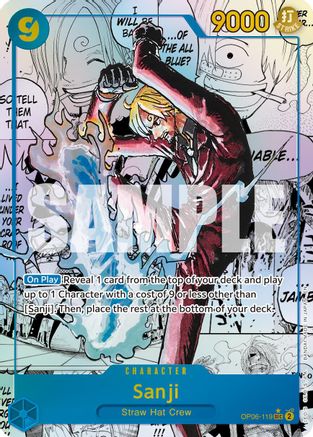 Sanji (Manga) (OP06-119) - Premium Booster -The Best- Vol. 2 Foil | Grognard Games