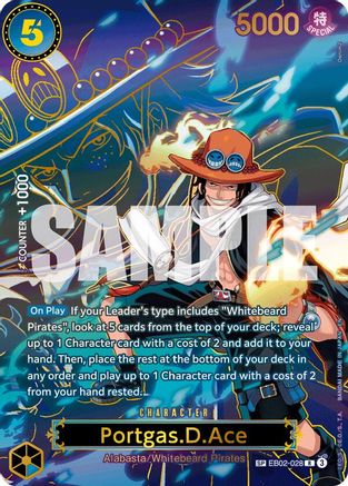 Portgas.D.Ace - EB02-028 (SP) (EB02-028) - Carrying On His Will Foil | Grognard Games
