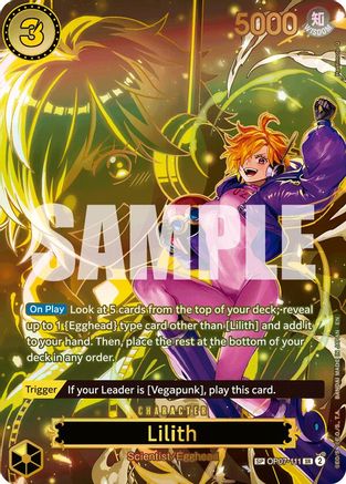 Lilith - OP07-111 (SP) (OP07-111) - Carrying On His Will Foil | Grognard Games