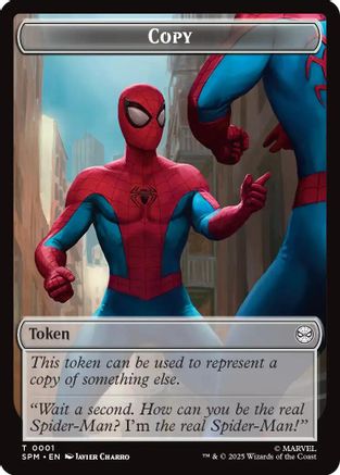 Copy // Human Citizen Double-Sided Token (SPM-1 // 4) - Marvel's Spider-Man Foil | Grognard Games