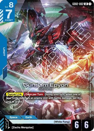 Gundam Epyon - Dual Impact (GD02-002) Holofoil