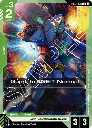 Gundam AGE-1 Normal (GD02-029) - Dual Impact (GD02-029) | Grognard Games