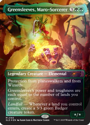 Greensleeves, Maro-Sorcerer (Rainbow Foil) (SLD-2193) - Secret Lair Drop Series Foil | Grognard Games