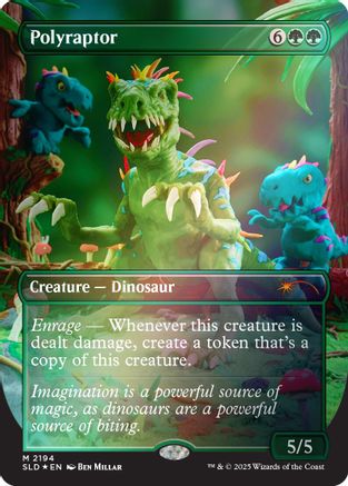 Polyraptor (Rainbow Foil) (SLD-2194) - Secret Lair Drop Series Foil | Grognard Games