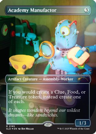 Academy Manufactor (Rainbow Foil) (SLD-2195) - Secret Lair Drop Series Foil | Grognard Games