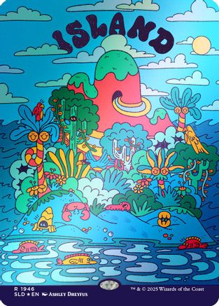 Island (1946) (Rainbow Foil) (SLD-1946) - Secret Lair Drop Series Foil | Grognard Games