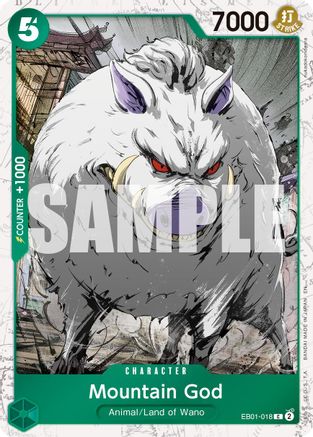 Mountain God (Pirate Foil) (EB01-018) - Premium Booster -The Best- Vol. 2 Foil | Grognard Games