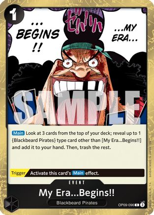 My Era...Begins!! (Reprint) (OP09-096) - Premium Booster -The Best- Vol. 2 Foil | Grognard Games