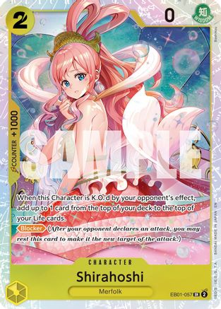 Shirahoshi (Reprint) (EB01-057) - Premium Booster -The Best- Vol. 2 Foil | Grognard Games
