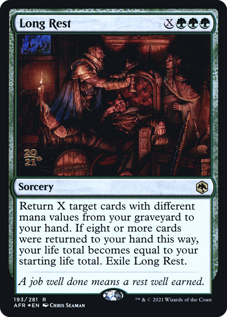Long Rest [Dungeons & Dragons: Adventures in the Forgotten Realms Prerelease Promos] | Grognard Games
