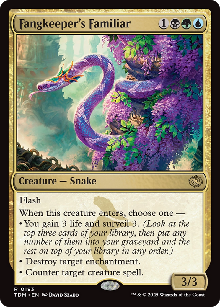 Fangkeeper's Familiar (TDM-183) - Tarkir: Dragonstorm Foil | Grognard Games