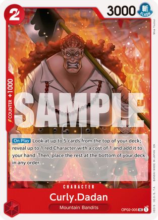 Curly.Dadan (Reprint) (OP02-005) - Premium Booster -The Best- Vol. 2 | Grognard Games