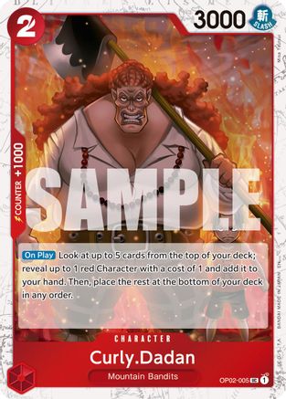 Curly.Dadan (Pirate Foil) (OP02-005) - Premium Booster -The Best- Vol. 2 Foil | Grognard Games