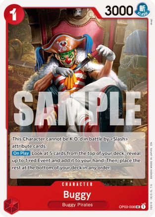Buggy - OP03-008 (Reprint) (OP03-008) - Premium Booster -The Best- Vol. 2 | Grognard Games