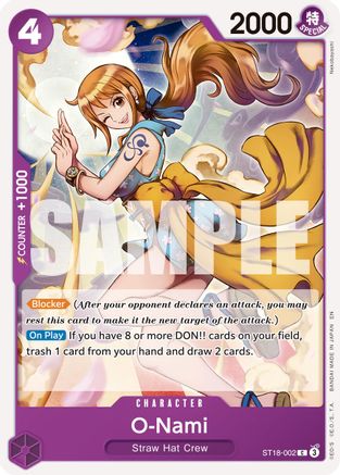 O-Nami (Reprint) (ST18-002) - Premium Booster -The Best- Vol. 2 | Grognard Games
