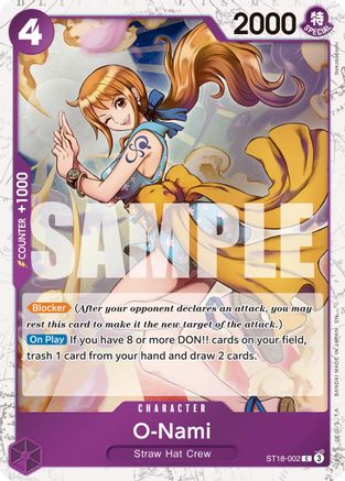 O-Nami (Pirate Foil) (ST18-002) - Premium Booster -The Best- Vol. 2 Foil | Grognard Games