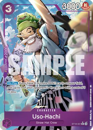 Uso-Hachi (Alternate Art) (ST18-001) - Premium Booster -The Best- Vol. 2 Foil | Grognard Games
