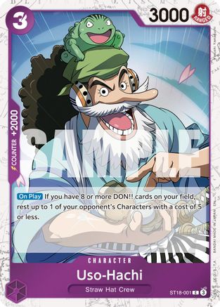 Uso-Hachi (Pirate Foil) (ST18-001) - Premium Booster -The Best- Vol. 2 Foil | Grognard Games