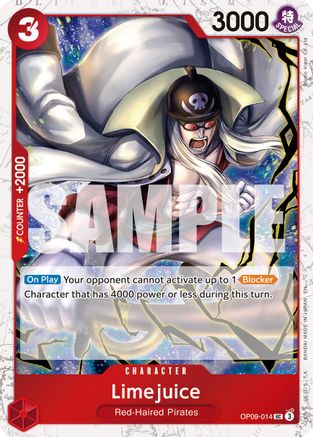Limejuice (Pirate Foil) (OP09-014) - Premium Booster -The Best- Vol. 2 Foil | Grognard Games