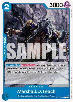 Marshall.D.Teach - ST17-005 (ST17-005) - Premium Booster -The Best- Vol. 2 | Grognard Games