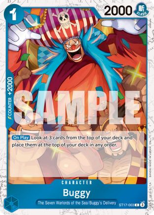 Buggy - ST17-003 (Pirate Foil) (ST17-003) - Premium Booster -The Best- Vol. 2 Foil | Grognard Games