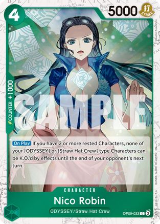 Nico Robin - OP09-033 (Pirate Foil) (OP09-033) - Premium Booster -The Best- Vol. 2 Foil | Grognard Games