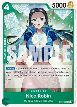 Nico Robin - OP09-033 (Reprint) (OP09-033) - Premium Booster -The Best- Vol. 2 | Grognard Games