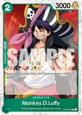 Monkey.D.Luffy - ST16-005 (Pirate Foil) (ST16-005) - Premium Booster -The Best- Vol. 2 Foil | Grognard Games