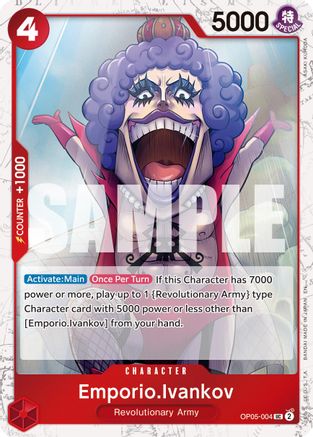 Emporio.Ivankov (Pirate Foil) (OP05-004) - Premium Booster -The Best- Vol. 2 Foil | Grognard Games