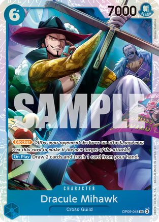 Dracule Mihawk - OP09-048 (Reprint) (OP09-048) - Premium Booster -The Best- Vol. 2 Foil | Grognard Games