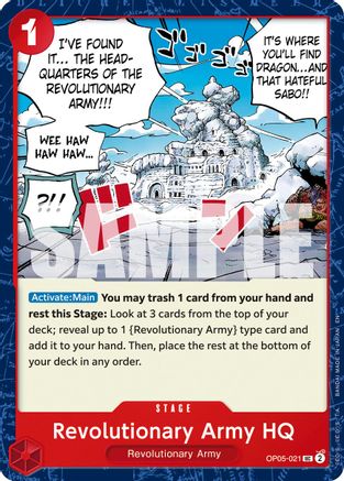 Revolutionary Army HQ (Reprint) (OP05-021) - Premium Booster -The Best- Vol. 2 | Grognard Games