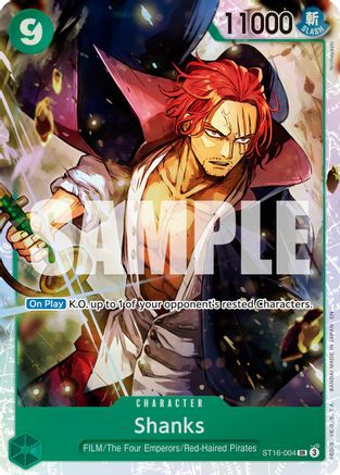 Shanks - ST16-004 (Reprint) (ST16-004) - Premium Booster -The Best- Vol. 2 Foil | Grognard Games