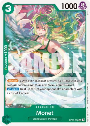 Monet (Reprint) (OP05-036) - Premium Booster -The Best- Vol. 2 | Grognard Games