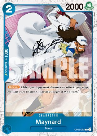 Maynard (Pirate Foil) (OP05-052) - Premium Booster -The Best- Vol. 2 Foil | Grognard Games