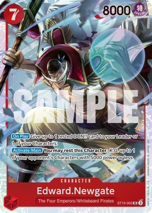 Edward.Newgate - ST15-002 (Reprint) (ST15-002) - Premium Booster -The Best- Vol. 2 Foil | Grognard Games