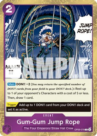 Gum-Gum Jump Rope (Pirate Foil) (OP09-079) - Premium Booster -The Best- Vol. 2 Foil | Grognard Games