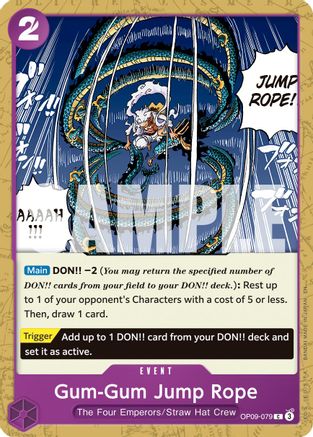 Gum-Gum Jump Rope (Reprint) (OP09-079) - Premium Booster -The Best- Vol. 2 | Grognard Games