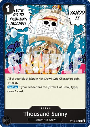 Thousand Sunny (Reprint) (ST14-017) - Premium Booster -The Best- Vol. 2 | Grognard Games
