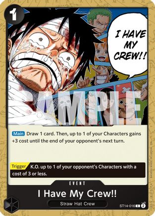 I Have My Crew!! (Reprint) (ST14-016) - Premium Booster -The Best- Vol. 2 | Grognard Games