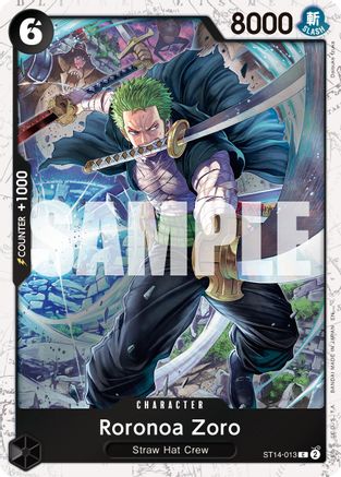Roronoa Zoro - ST14-013 (Pirate Foil) (ST14-013) - Premium Booster -The Best- Vol. 2 Foil | Grognard Games