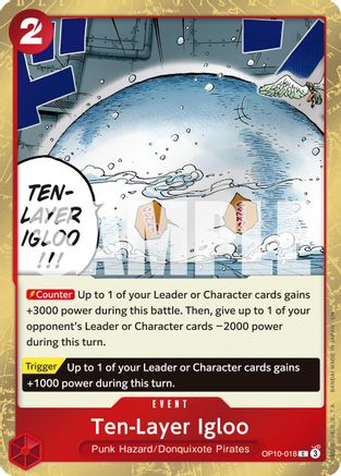 Ten-Layer Igloo (Pirate Foil) (OP10-018) - Premium Booster -The Best- Vol. 2 Foil | Grognard Games
