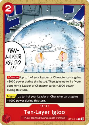 Ten-Layer Igloo (Reprint) (OP10-018) - Premium Booster -The Best- Vol. 2 | Grognard Games