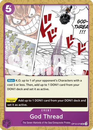 God Thread (Reprint) (OP10-079) - Premium Booster -The Best- Vol. 2 | Grognard Games