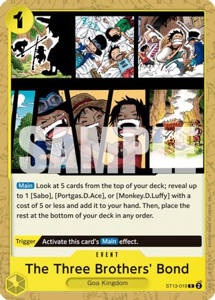 The Three Brothers' Bond (Reprint) (ST13-019) - Premium Booster -The Best- Vol. 2 | Grognard Games