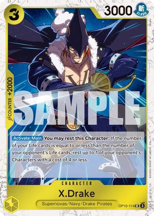 X.Drake (Pirate Foil) (OP10-114) - Premium Booster -The Best- Vol. 2 Foil | Grognard Games