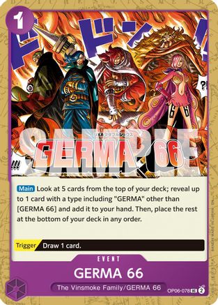GERMA 66 (Reprint) (OP06-078) - Premium Booster -The Best- Vol. 2 | Grognard Games