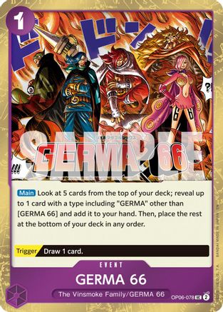 GERMA 66 (Pirate Foil) (OP06-078) - Premium Booster -The Best- Vol. 2 Foil | Grognard Games