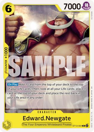 Edward.Newgate - ST13-004 (Reprint) (ST13-004) - Premium Booster -The Best- Vol. 2 | Grognard Games
