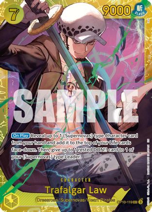 Trafalgar Law - OP10-119 (Reprint) (OP10-119) - Premium Booster -The Best- Vol. 2 Foil | Grognard Games